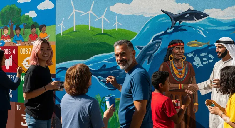 Imagem de capa para o post: Arte e Agenda 2030: Como a Criatividade Constrói um Futuro Sustentável