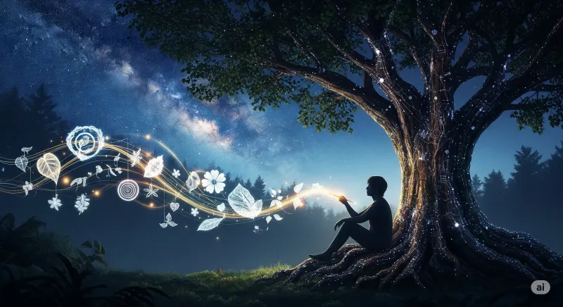 Imagem de capa para o post: O Ateliê da Consciência: Dialogando com a Natureza Através da Arte